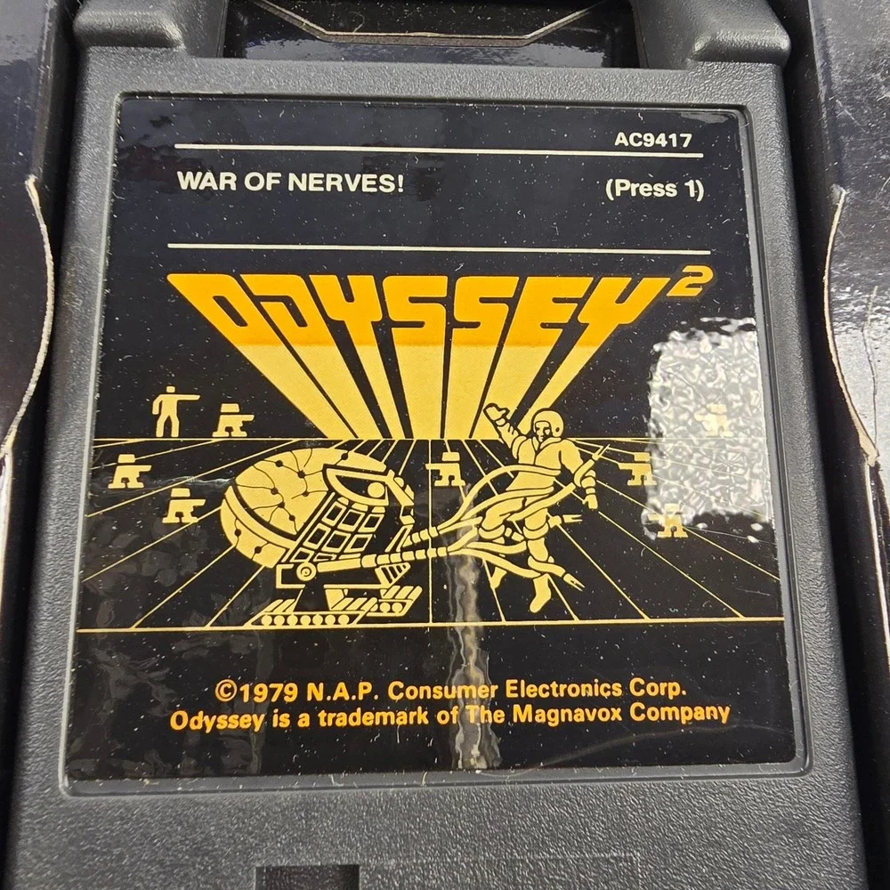 Magnavox Odyssey 2 War of Nerves Video Game CIB 1979 Vintage AC9417 Strategy